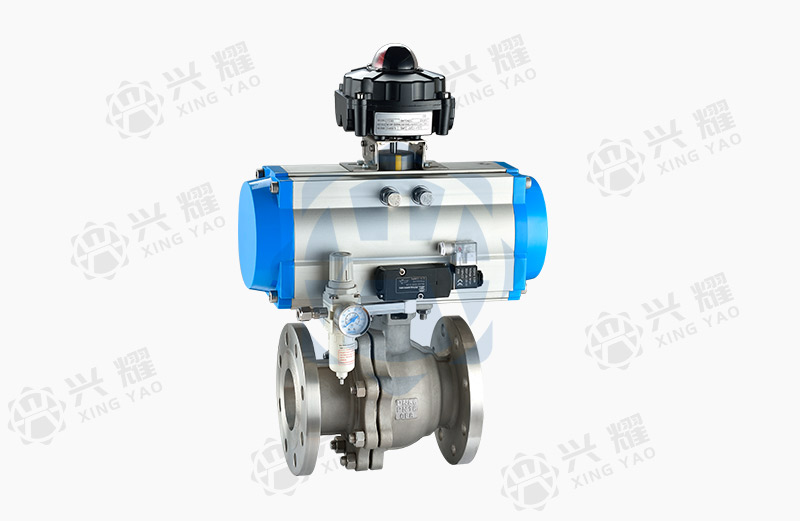 Pneumatic high platform ball valve