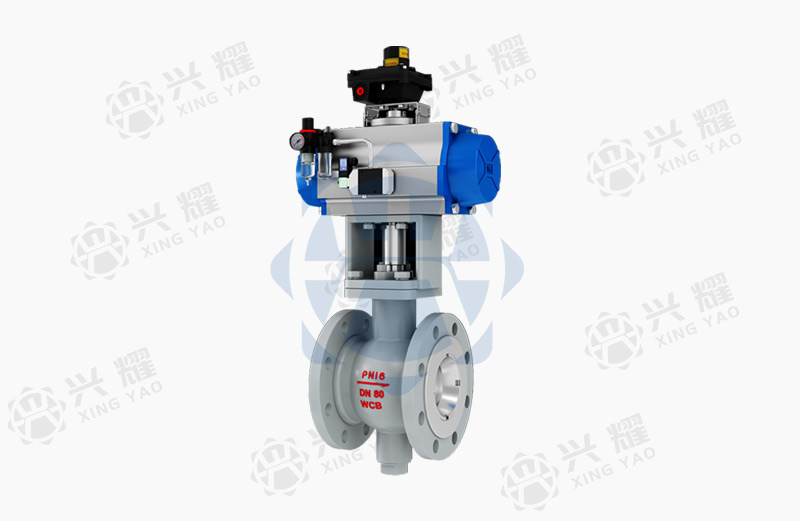 Pneumatic V-type ball valve